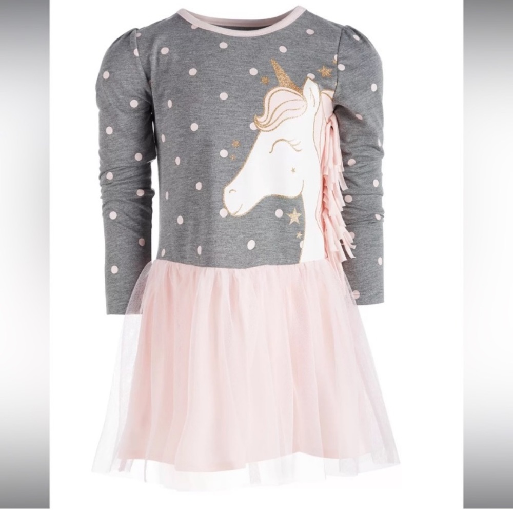 Little Girls Unicorn Tutu Dress - Picture 1 of 1